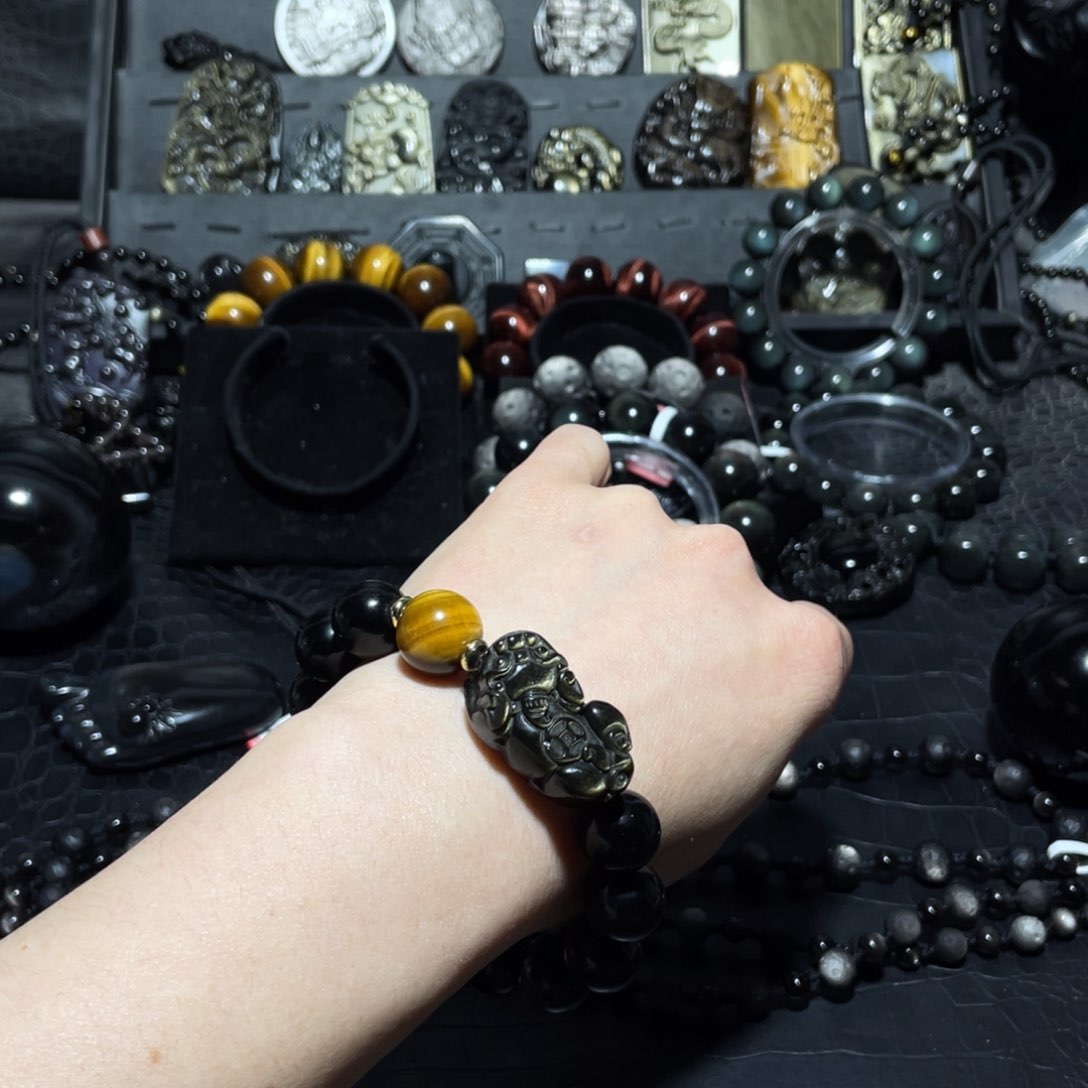 黑曜岩手链未镶嵌你****?