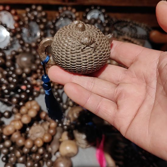 小叶桢楠金丝楠木把把壶