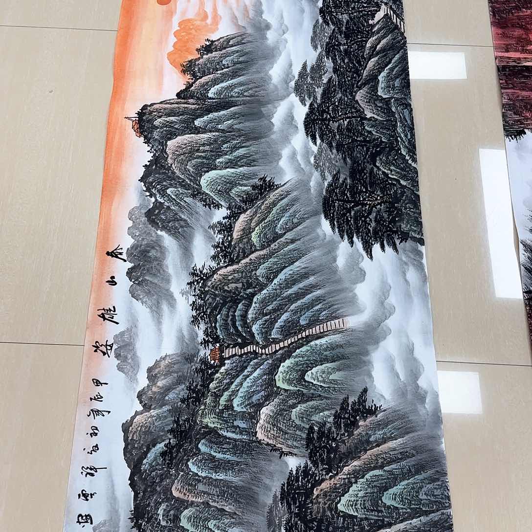 国画国画作品展，国画h