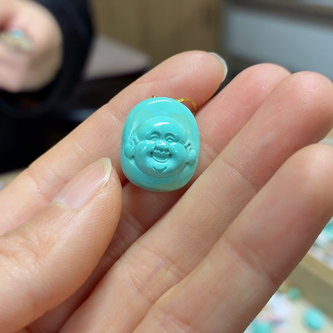 未镶嵌绿松石珠宝奇石