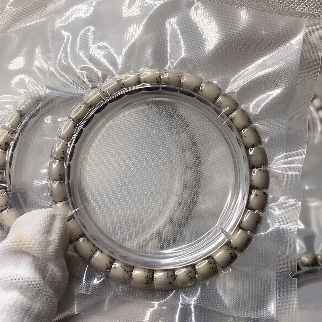 清***嗓星月菩提吊坠石玉直切河豚单圈76