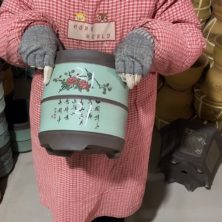 紫砂花盆紫砂花盆