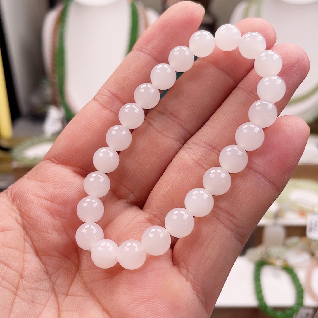 手链未镶嵌和田玉莲8