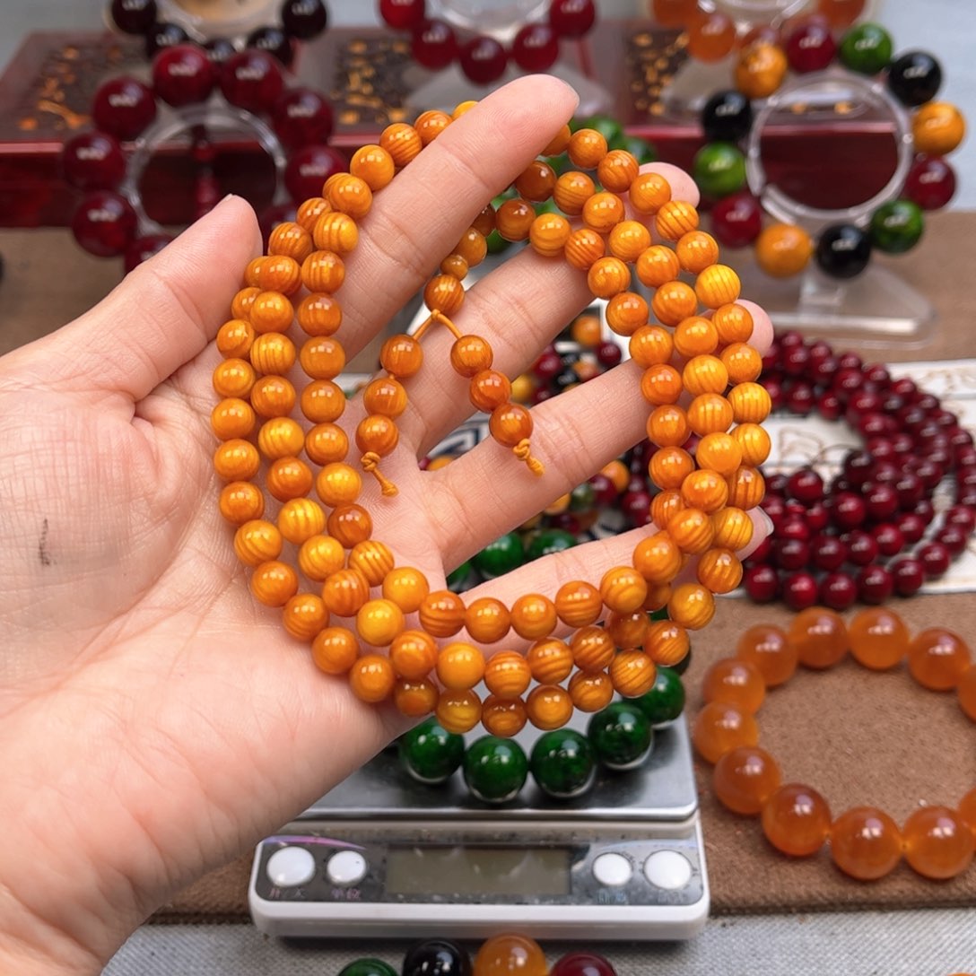 贝壳杉（血龙木）手串/手链利**铁0.6*108