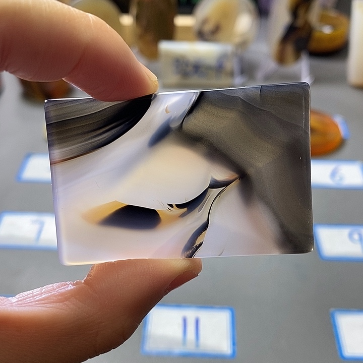 玛瑙/玉髓未镶嵌珠宝半成品5有扣