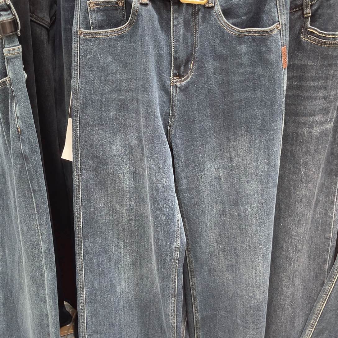 S码不加绒牛仔裤装后家