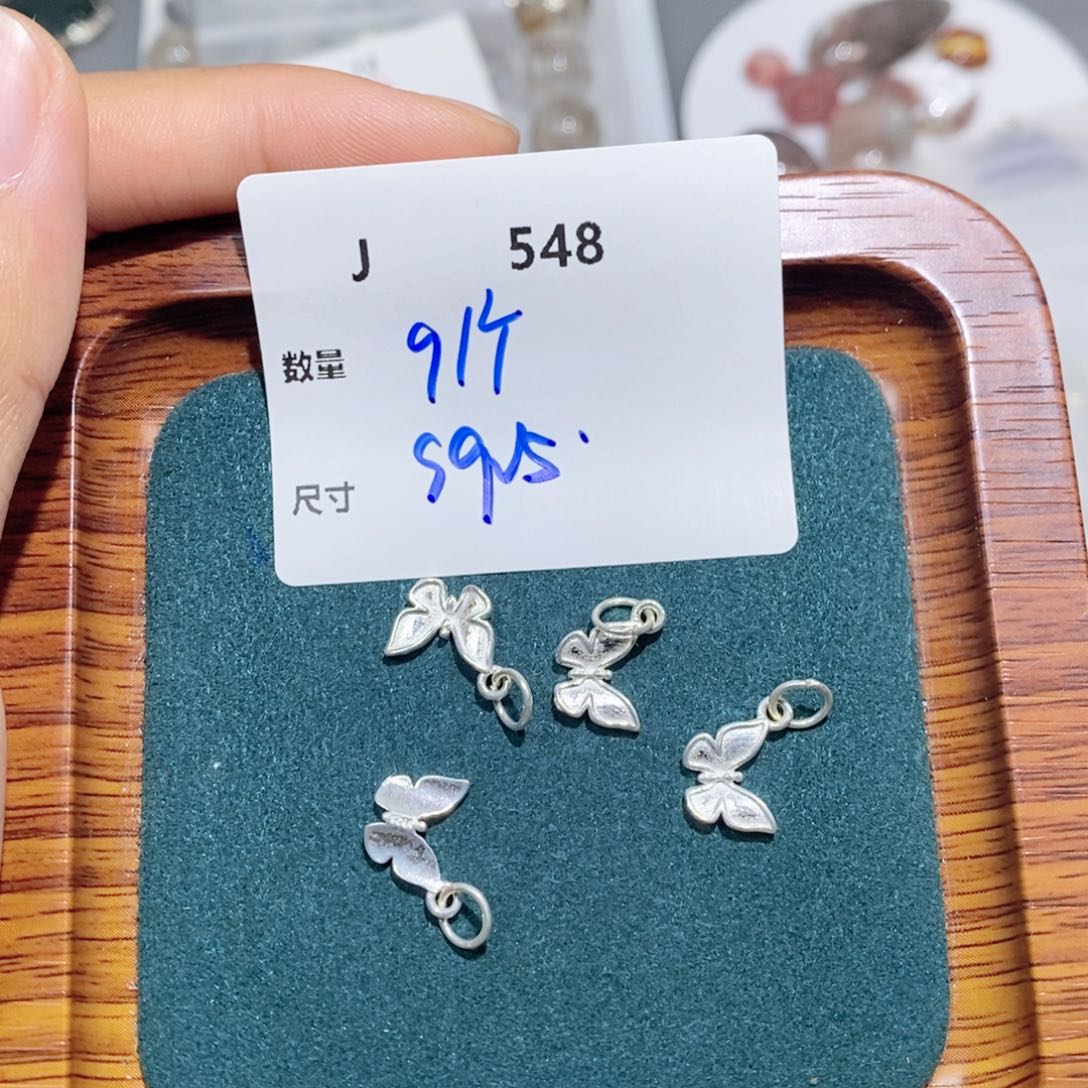 银S925镶嵌颈饰水晶J548