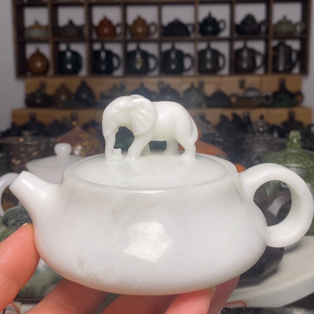 川白料福利款吉象如意壶180cc