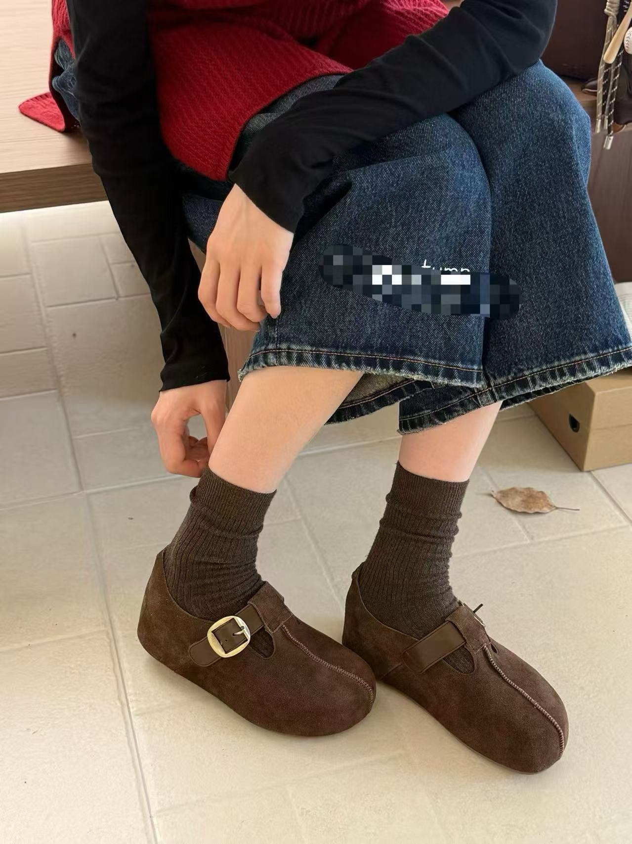 【哈丽推荐】全包勃肯鞋女新款一脚蹬956761