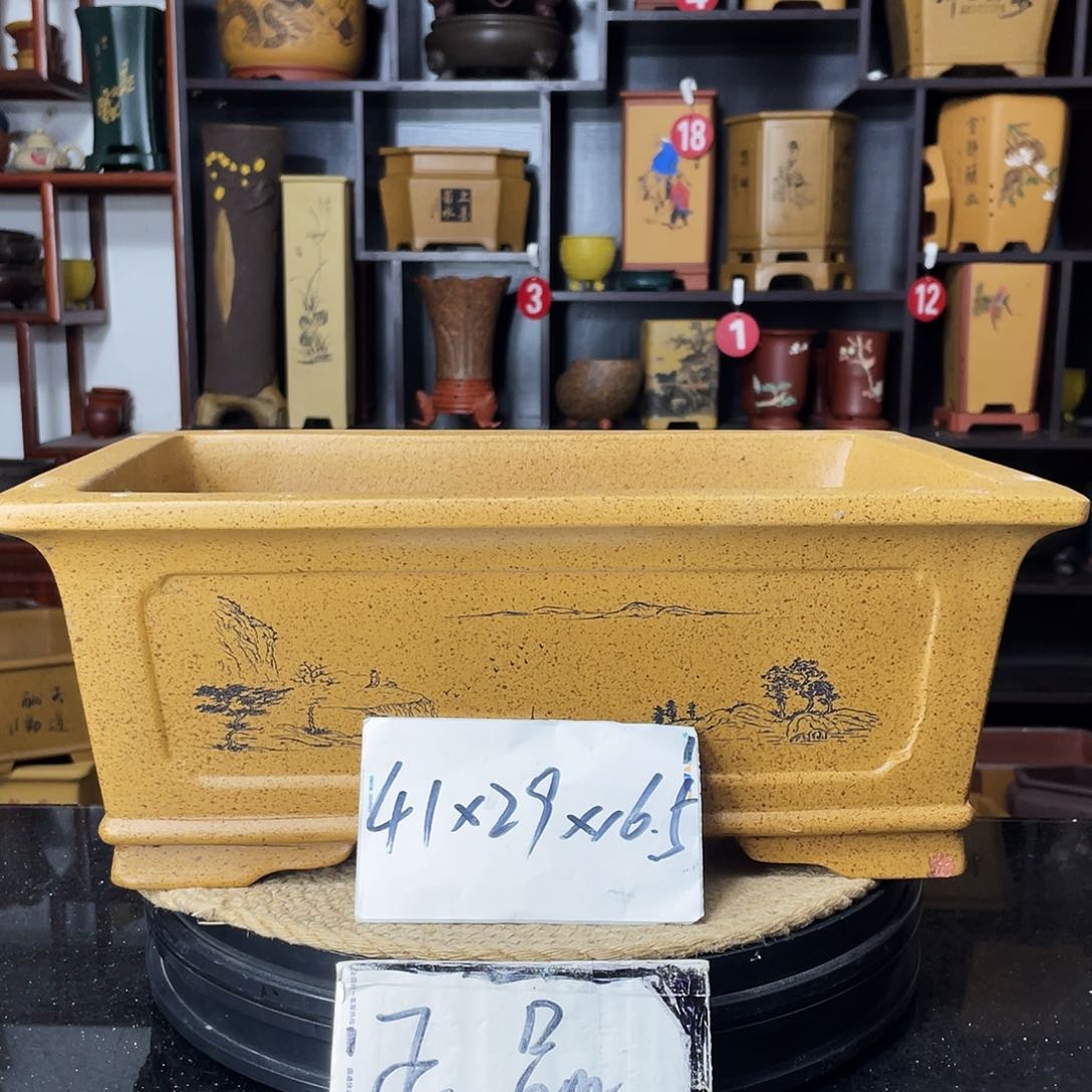 紫砂D-婉秋紫砂花盆