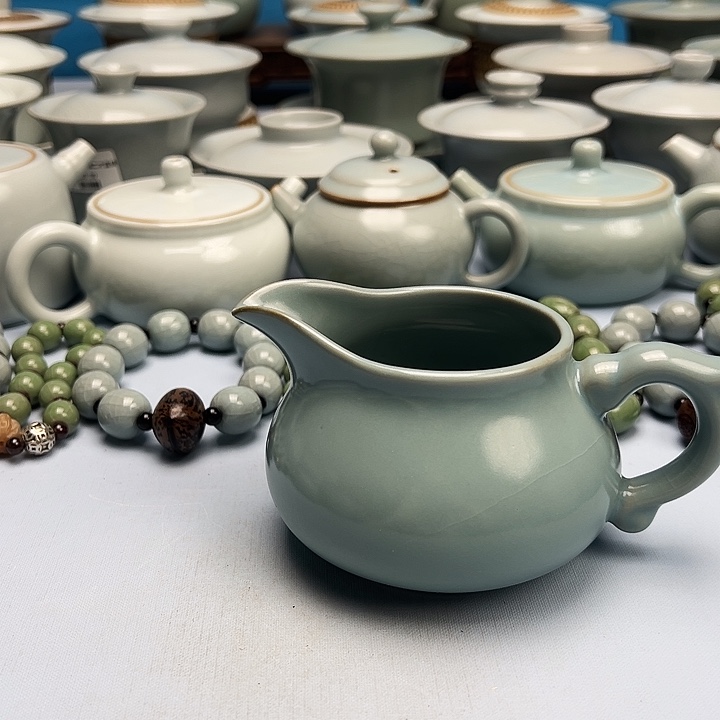 杯微暇仿古釉公道杯原矿原釉原产地