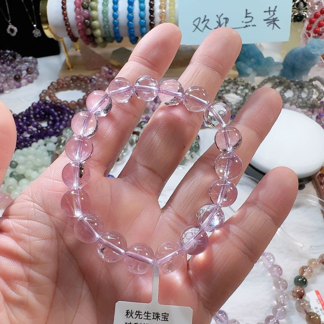 水晶手串未镶嵌紫水