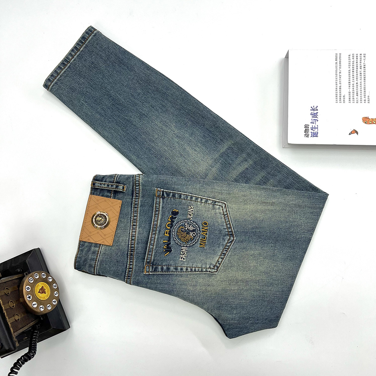 【2025夏季款新品定制】8031重工水洗欧货牛仔裤