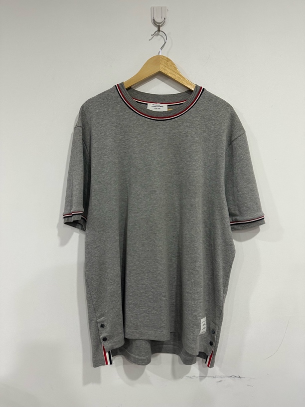 99新 THOMBROWNE Thom Browne Tb 条纹短袖 5码 98新
