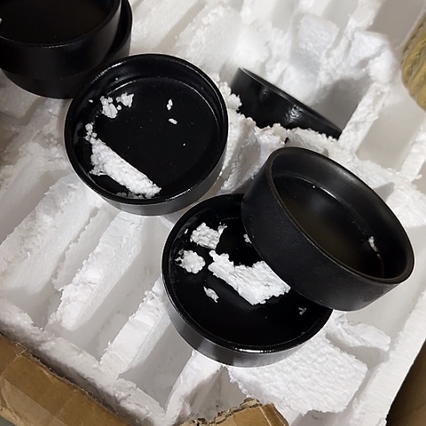 6个陶瓷接水盘无孔