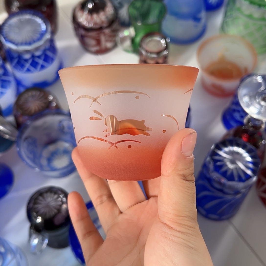 手柄款水晶玻璃如图一个