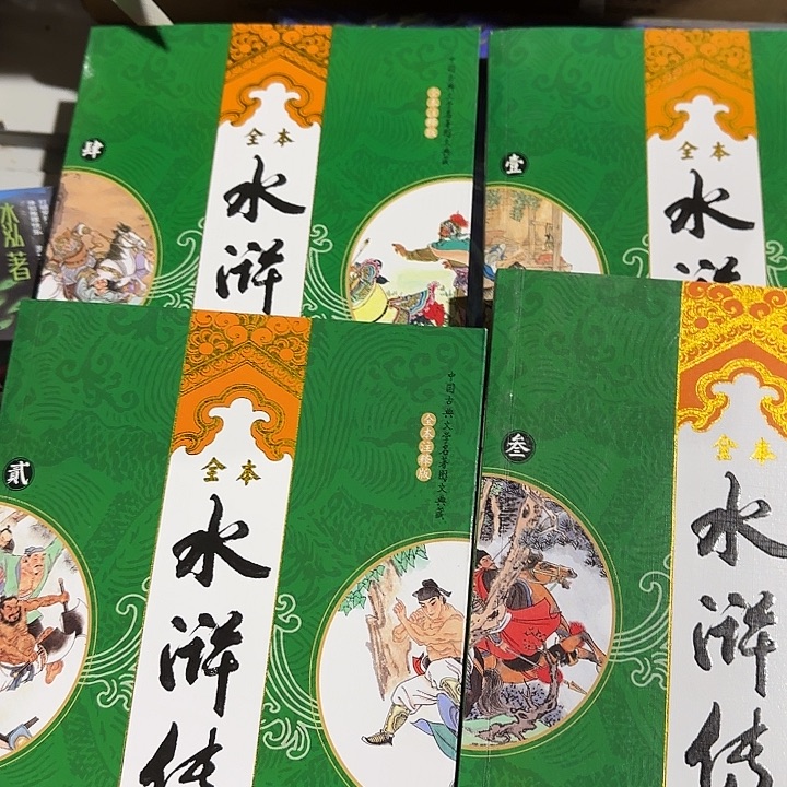 超大开本彩色插图水浒传套装