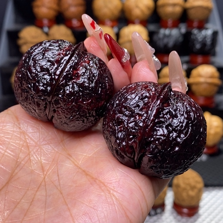 文玩核桃把件泰伦元宝25号