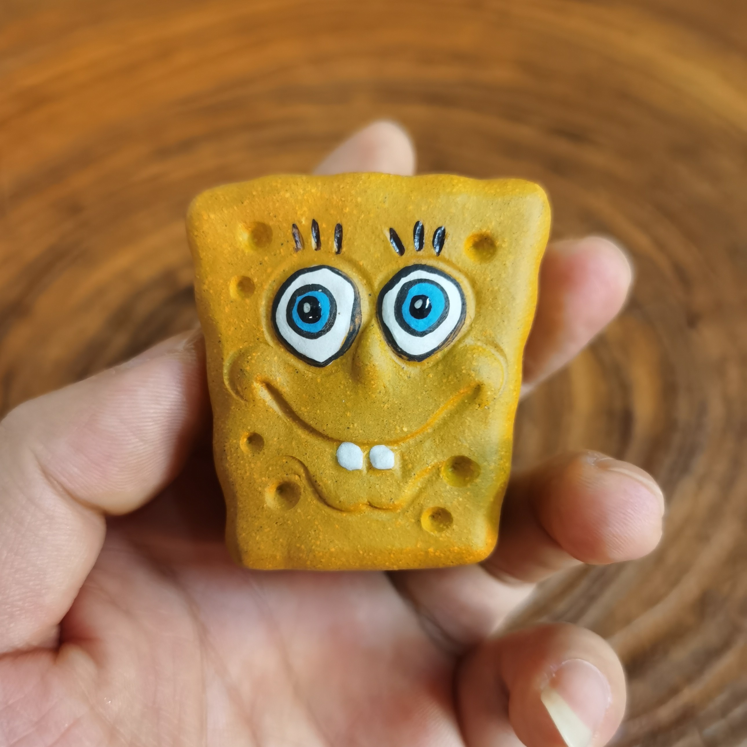 紫砂茶宠摆件可爱海绵宝宝