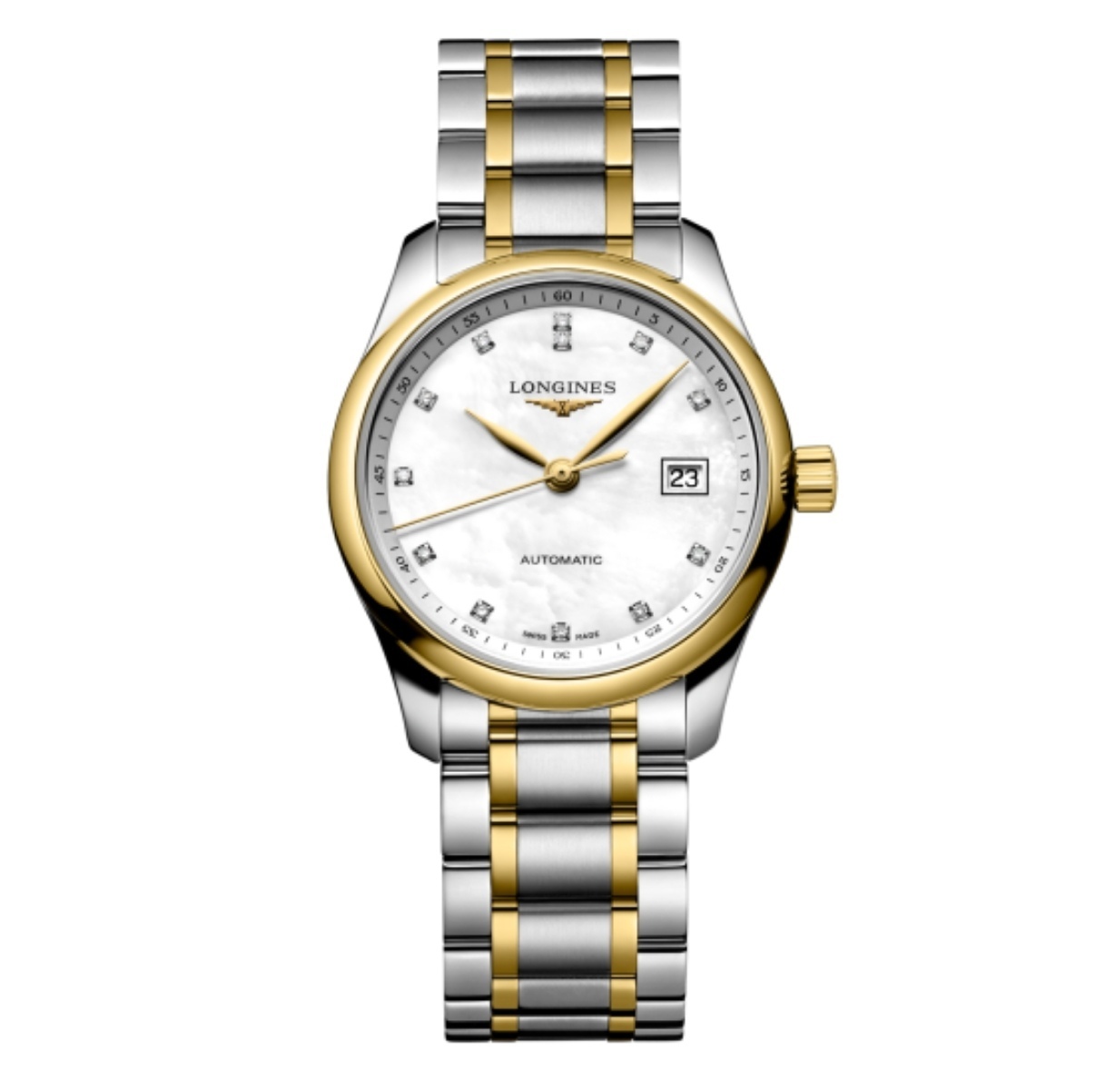 99新 Longines/浪琴 名匠贝母钻5844/L2.257.5.87.7/29mm女款时尚