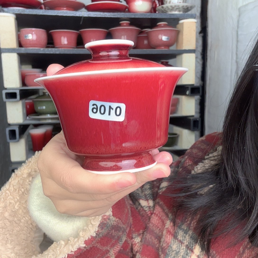 瓷片景德镇郎红陶瓷