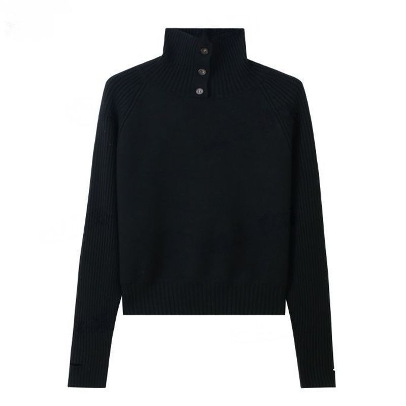 时尚休闲针织衫女2025年秋冬新款小个子遮肚显瘦百搭减龄A12054