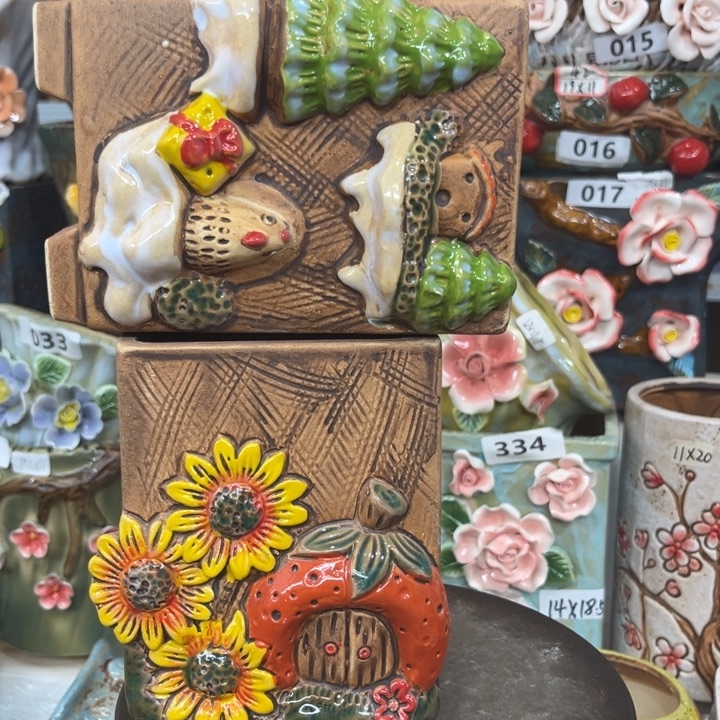 紫砂花盆粗陶材质多肉花盆