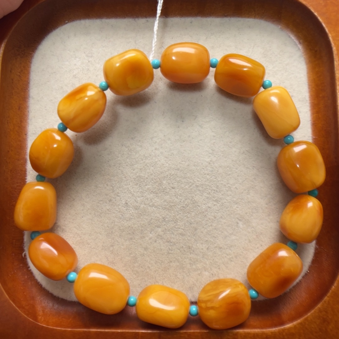 蜜蜡未镶嵌手串蜜蜡