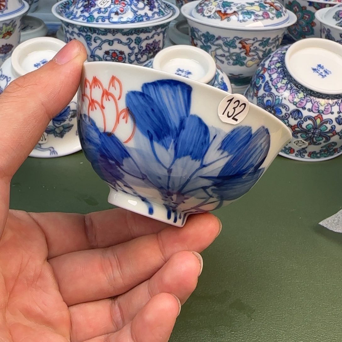 彦祖纯手工手绘茶具132