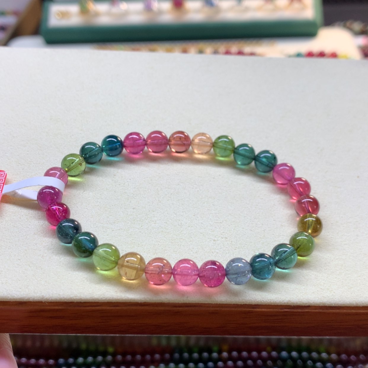 【闪购商品】碧玺手串未镶嵌彩虹6.6mm