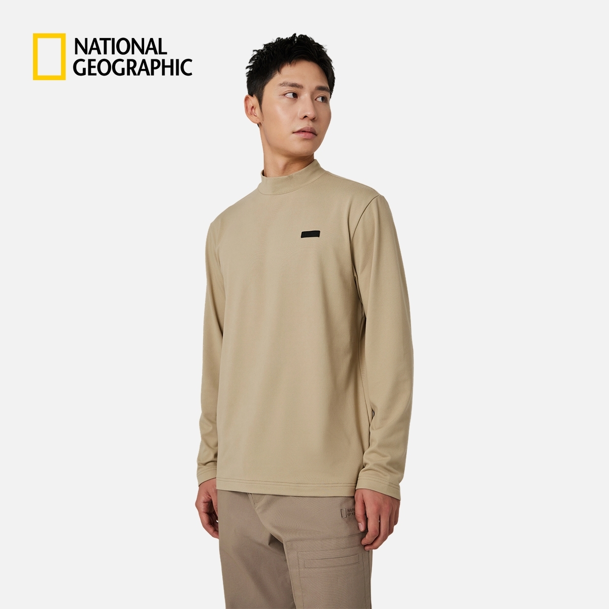 国家地理2025年冬新品URBAN男款圆领长袖T恤N253TS008