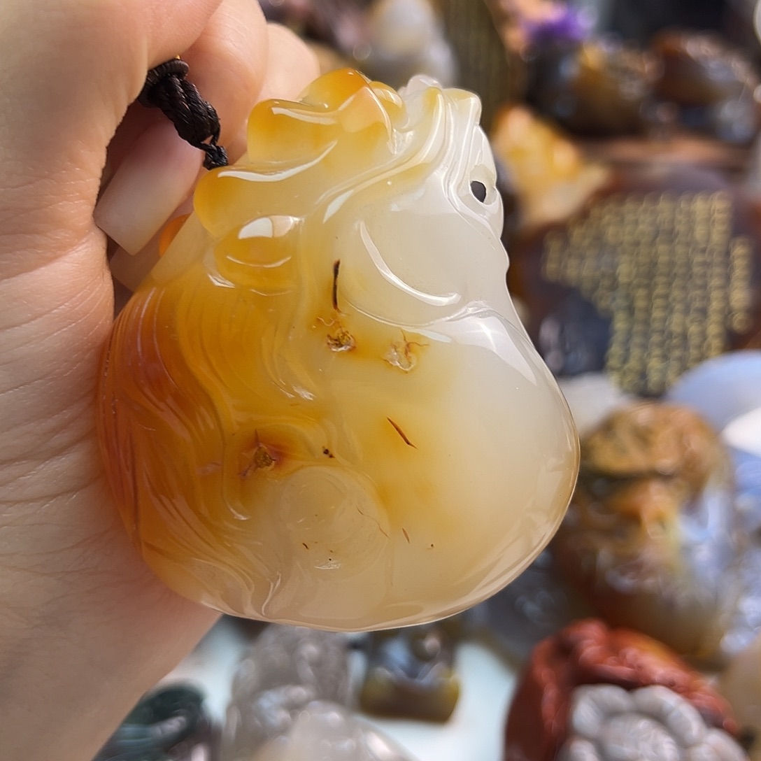 玛瑙/玉髓未镶嵌颈饰