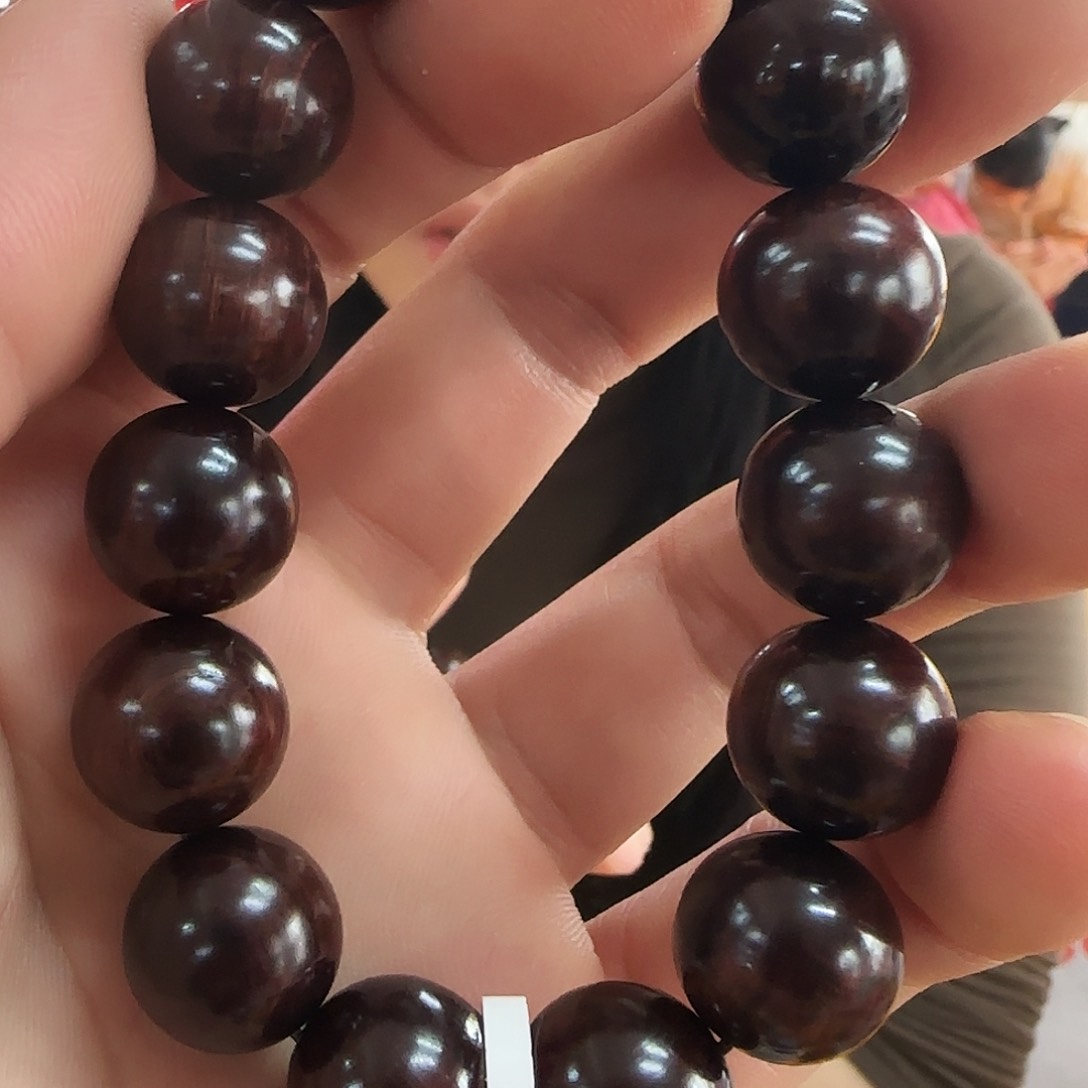 黄花梨/降香黄檀手串/手链海南黄花梨1.5 老料