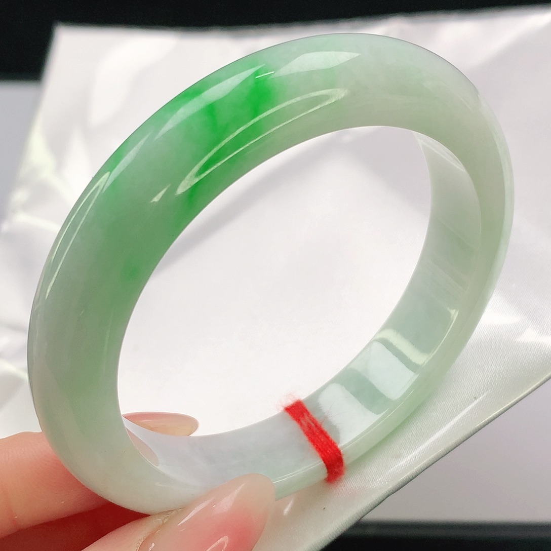 未镶嵌手镯翡翠54.5