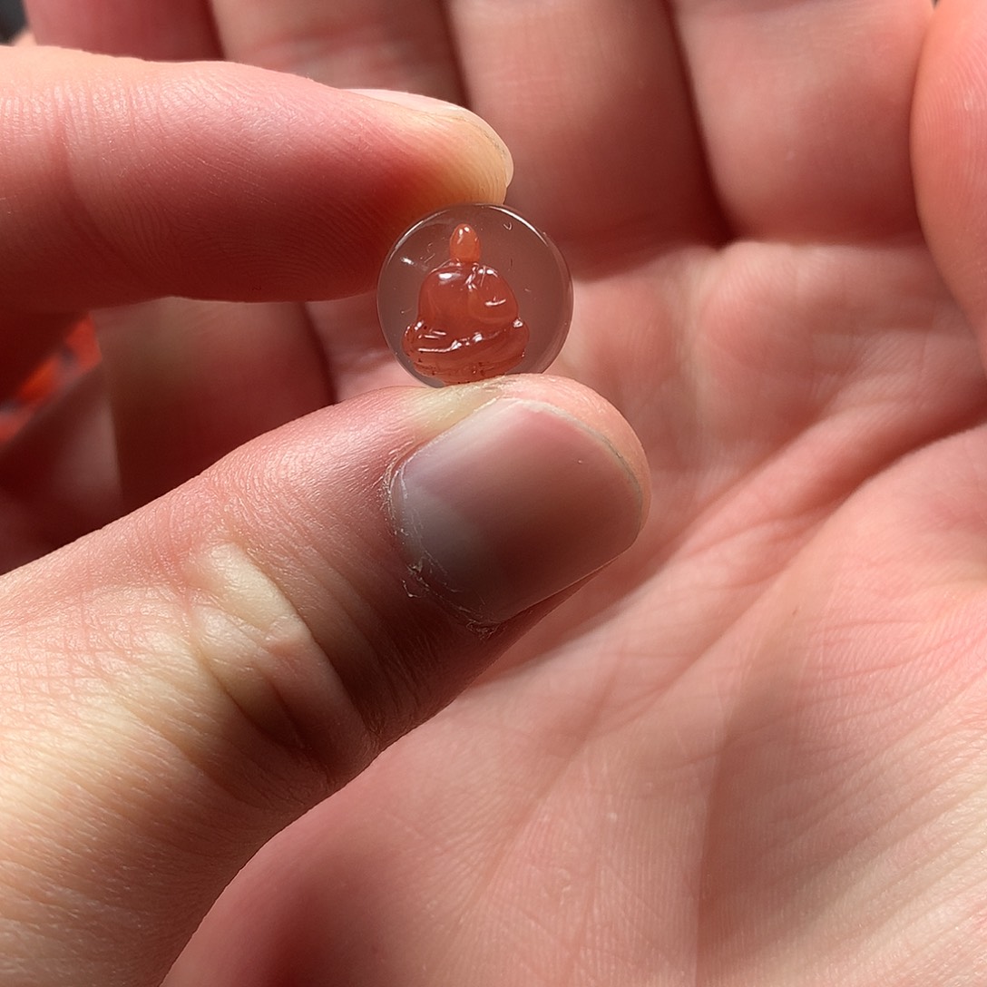 南红玛瑙1未镶嵌悟道珠子