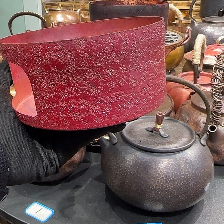 李***堂紫铜手工器物炉心