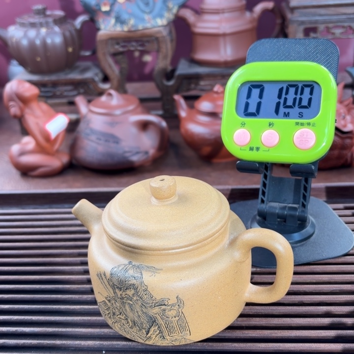 梦***清紫砂茶壶宜兴原矿黄金段275