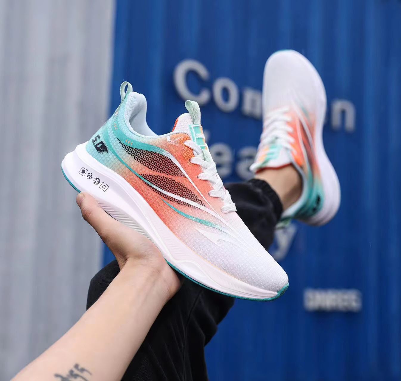 （步步高品牌）赤兔秋冬双网加厚男女跑步鞋舒适轻便透气运动鞋商品图