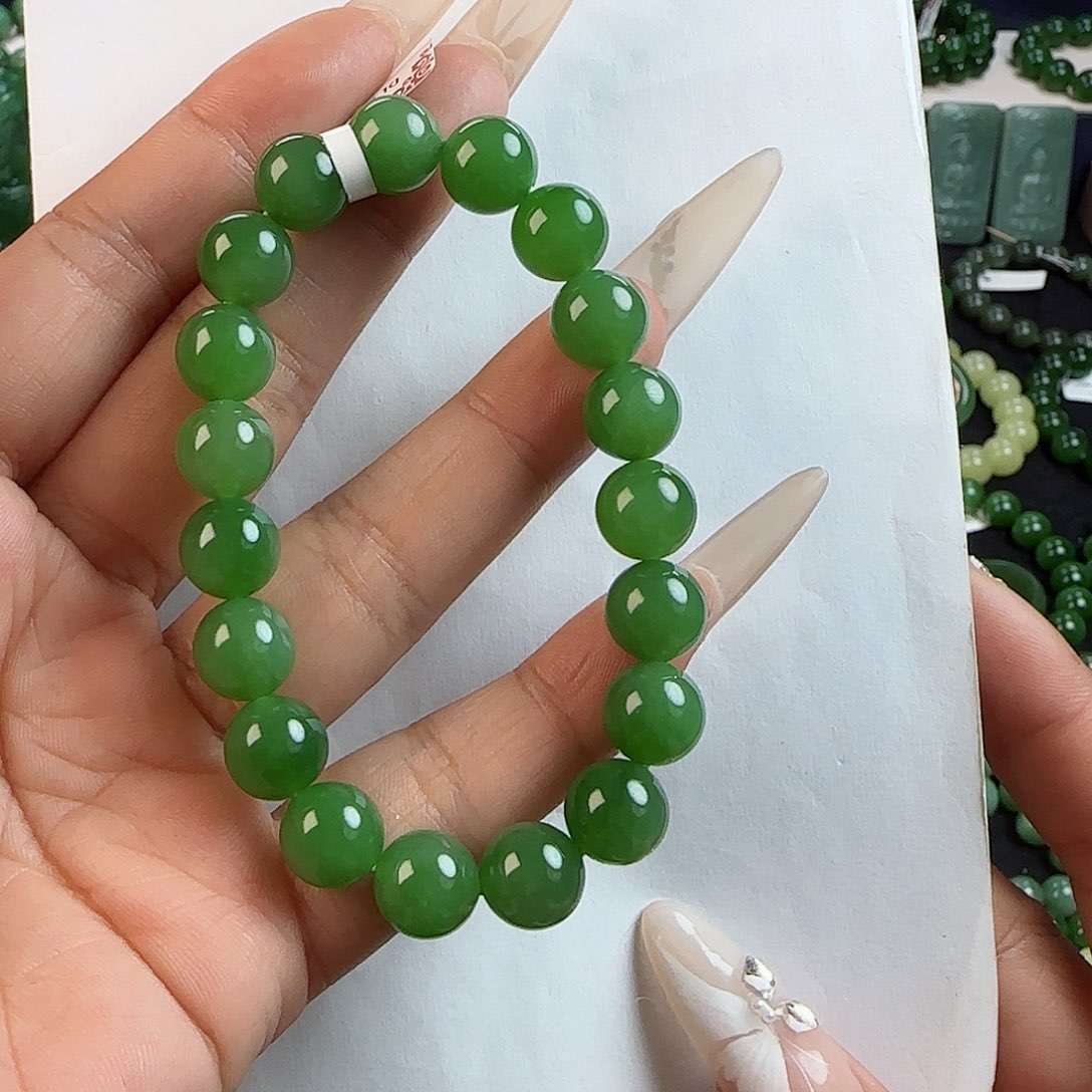 和田玉手串未镶嵌