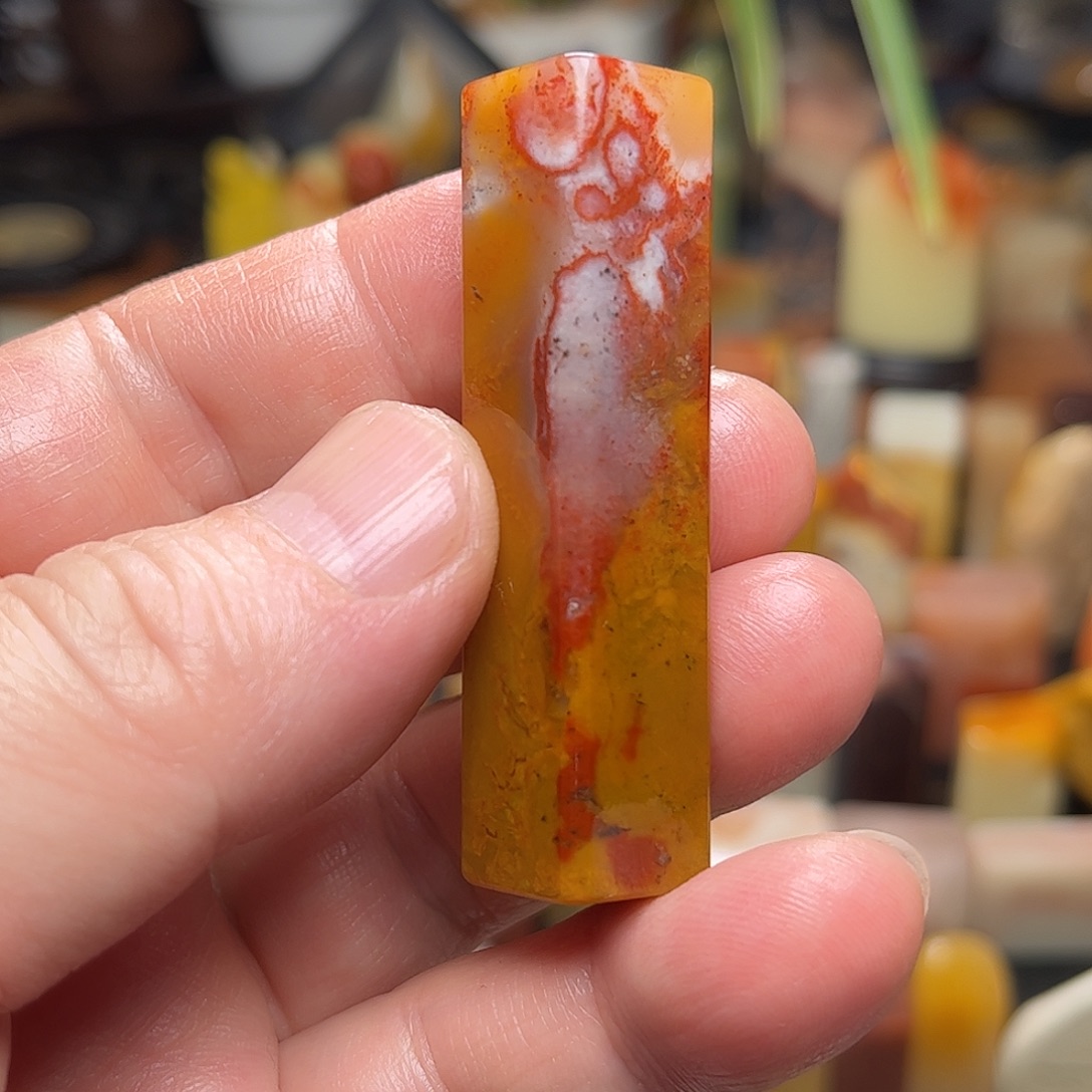 雨***山寿山石印石结晶杜林