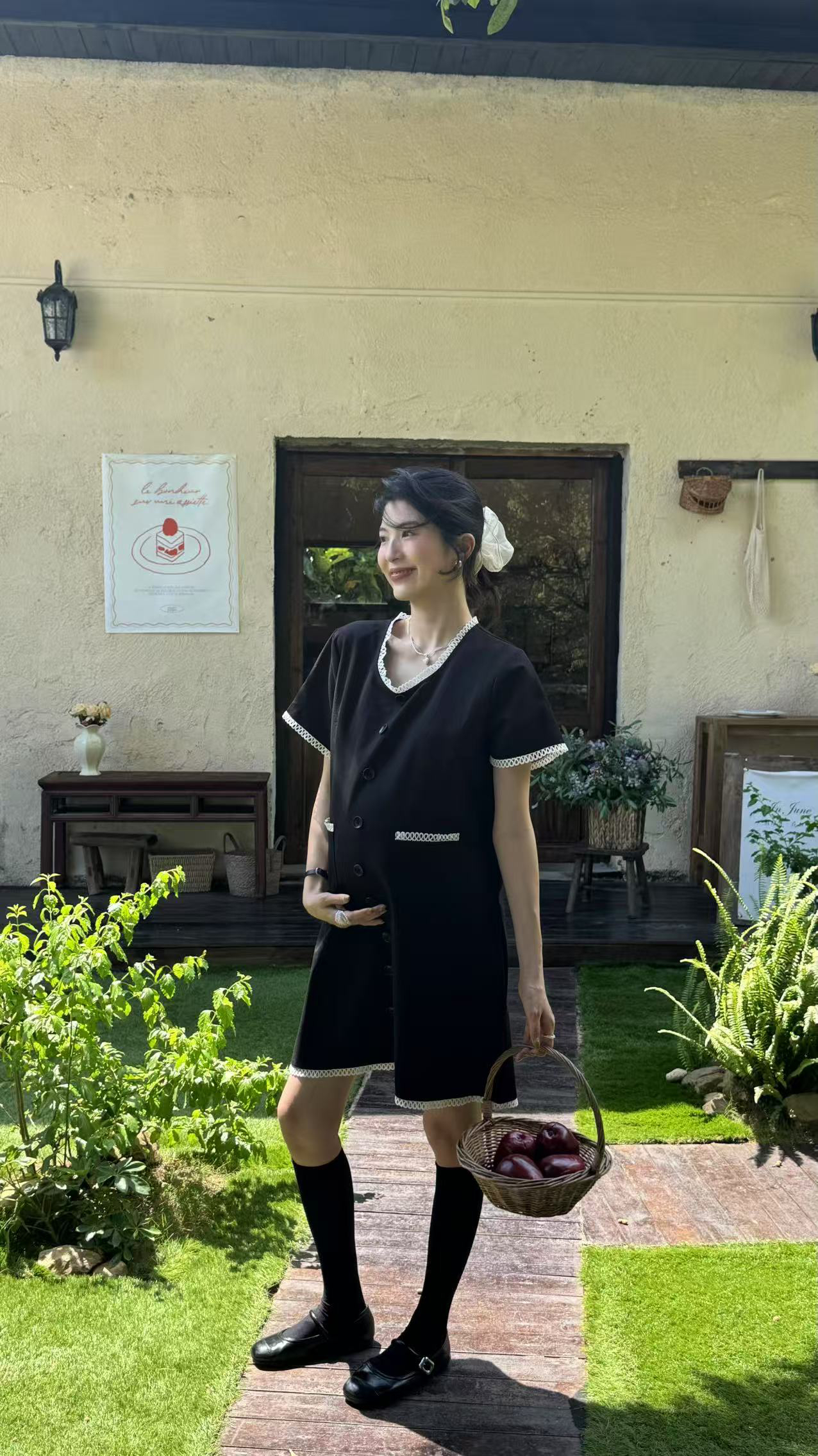 芒兜兜法式气质小香显瘦连衣裙mdd-110