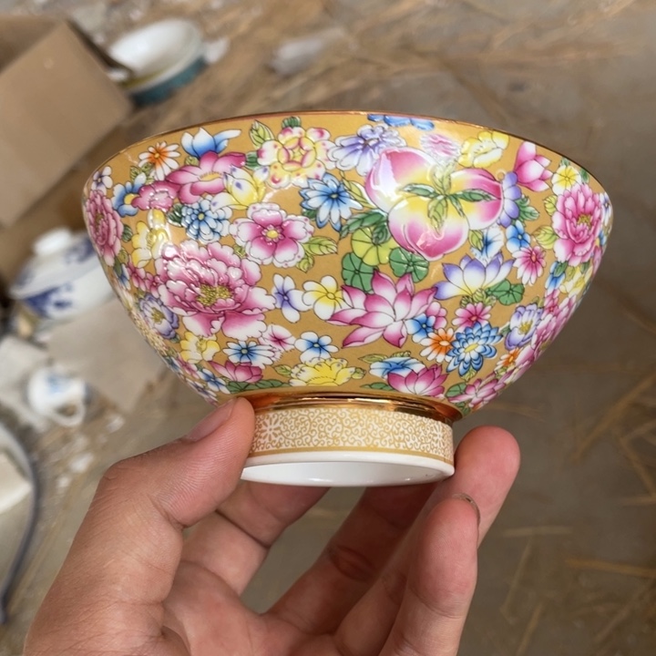 碗瓷景德镇高温细白瓷餐具