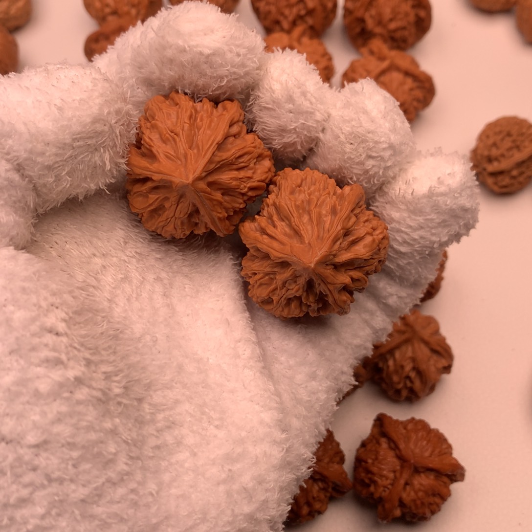 文玩核桃把件文山