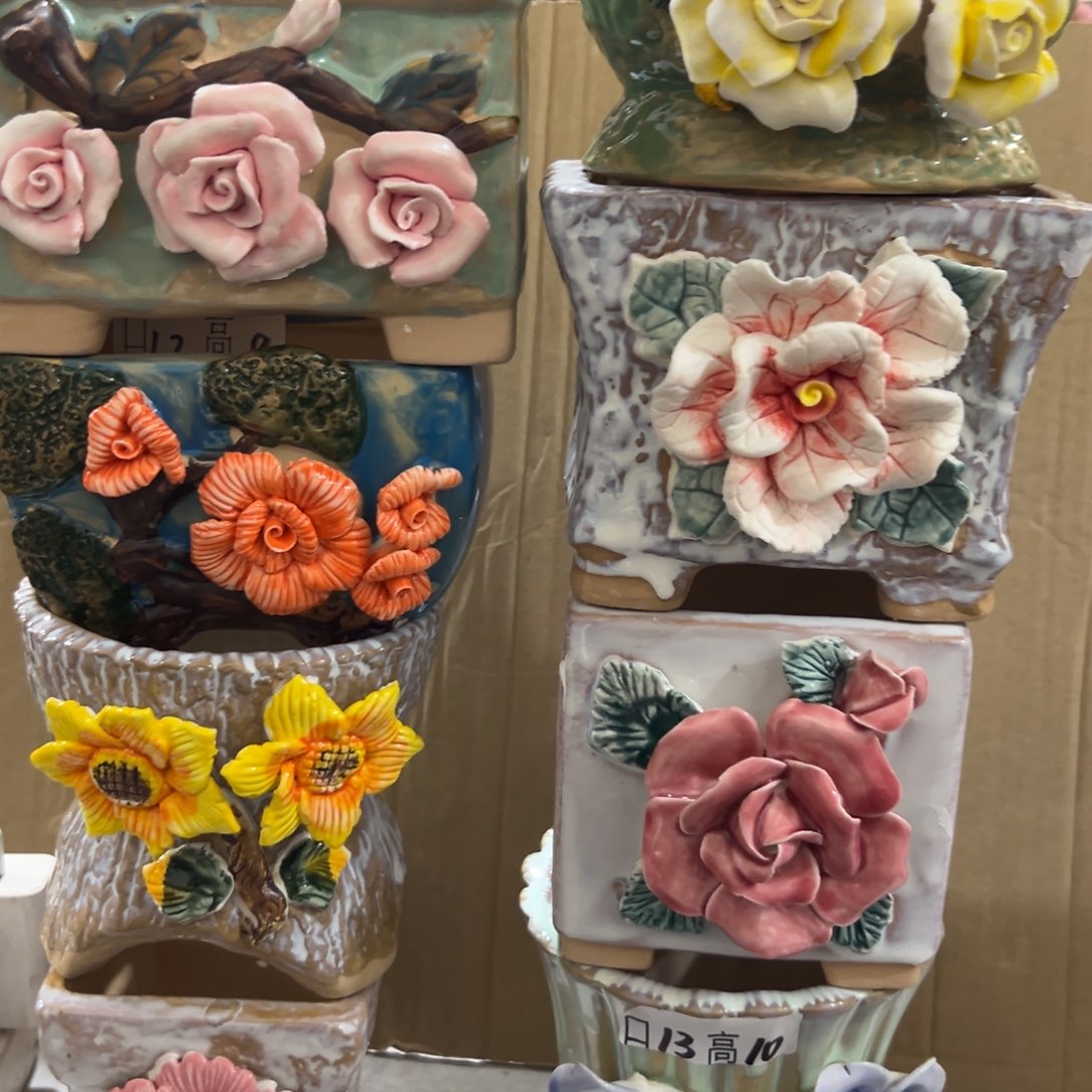 706 满20发爱退拉黑花盆