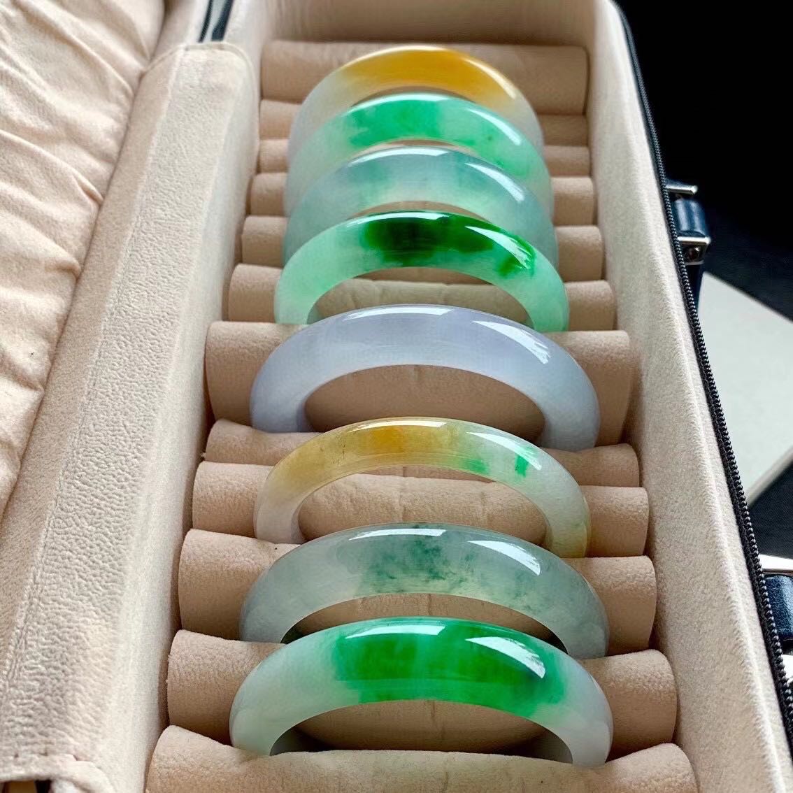 非金属珐琅手镯 《绮绮》手镯 一物一拍（多样性定制 发其一）