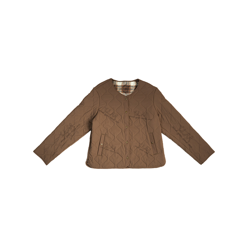 【U.M】舒适主义羊毛两穿圆领棉服舒适保暖