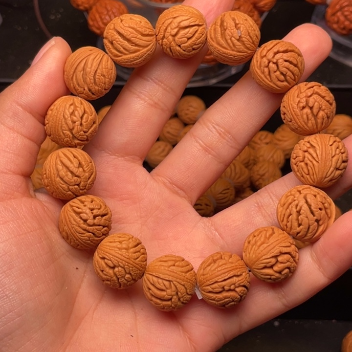 桃核吊坠龙纹桃核17