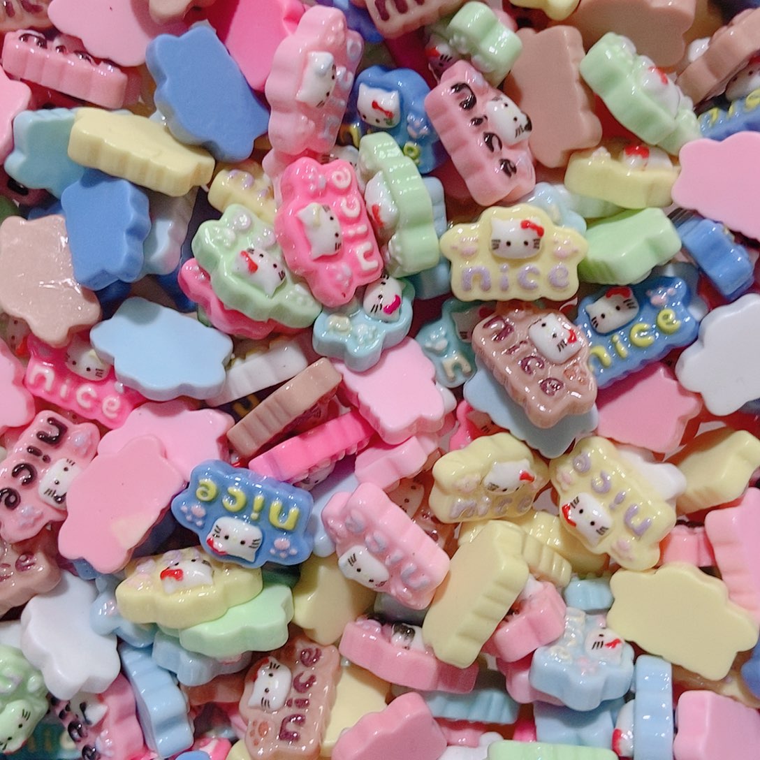 树脂想念金粉mini字牌kt100