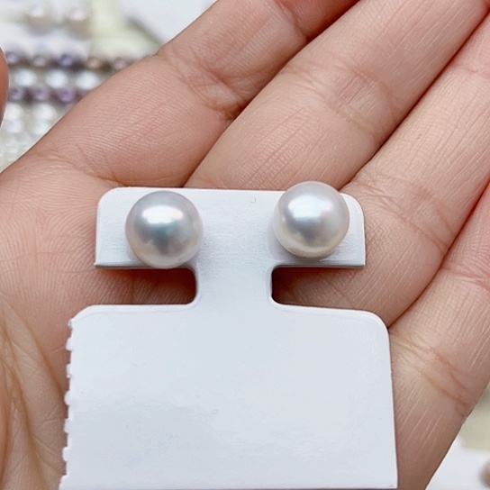 淡水珍珠耳饰未镶嵌