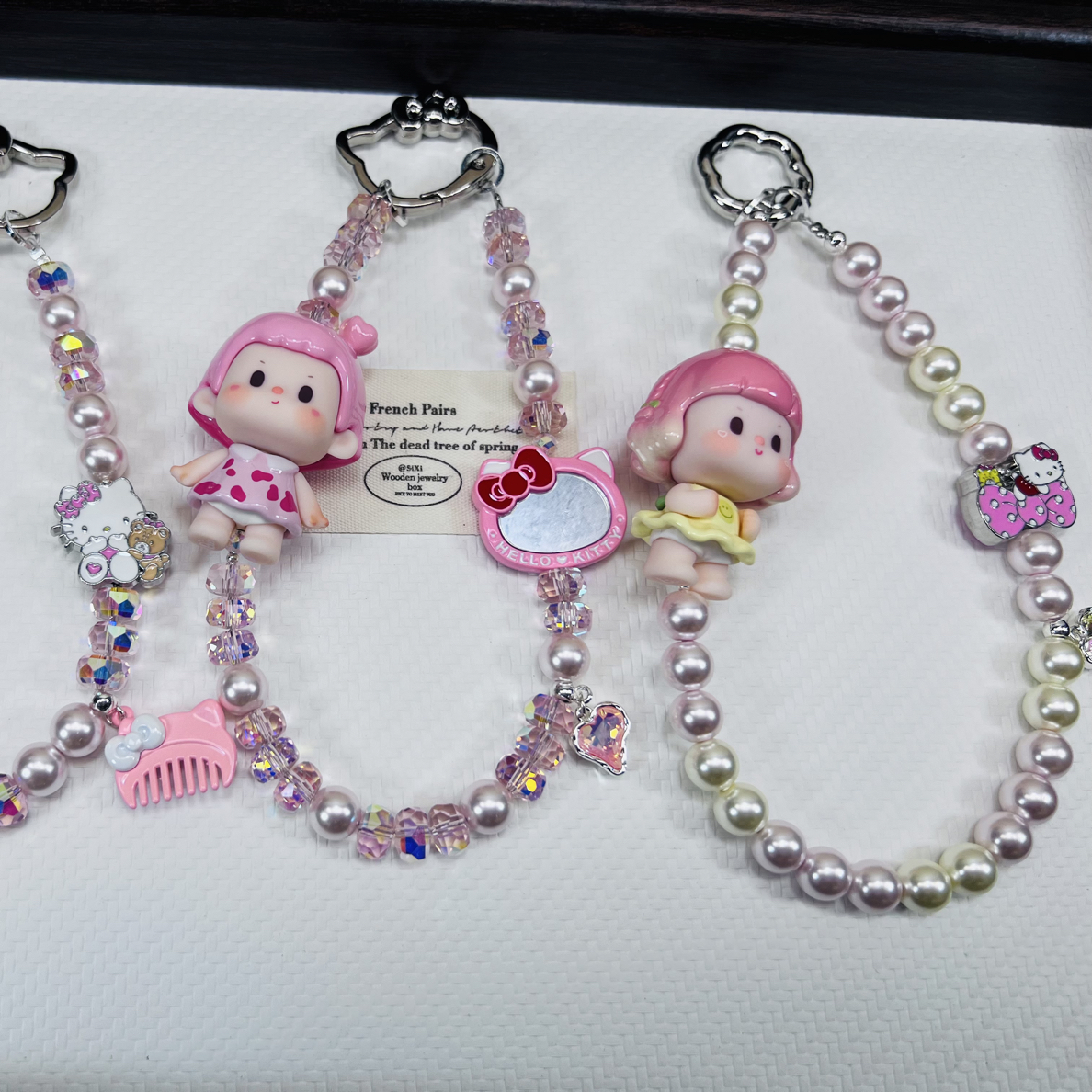 手绘厚油手机链！！